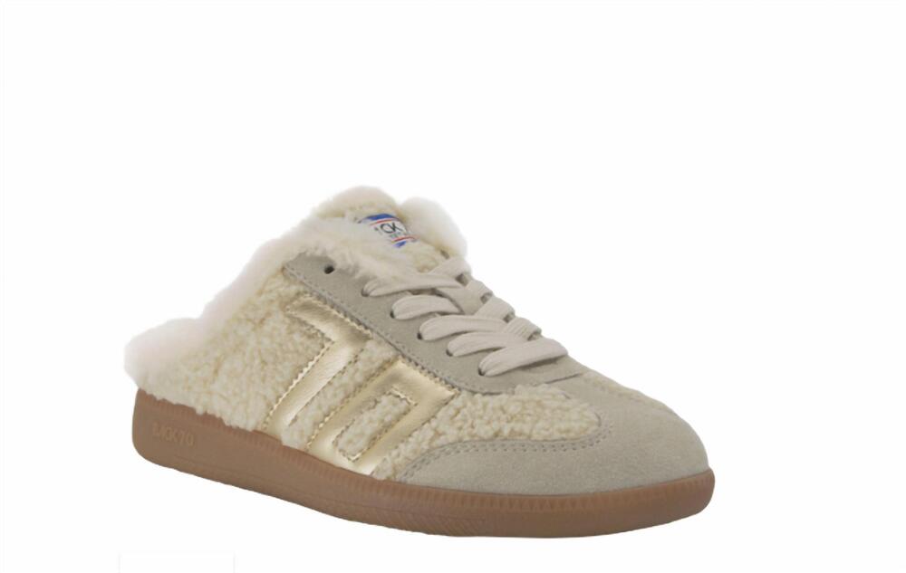 NEW BACK 70 women's easter fl sneaker in butter gold